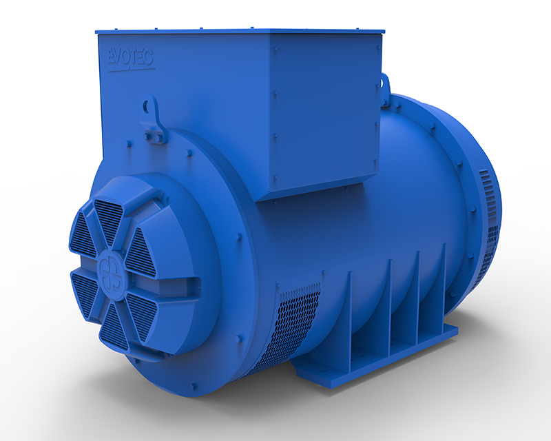 EVO528 Series Industrial Generator 2500/3300kVA，400/480V，50/60Hz，4/6Pole