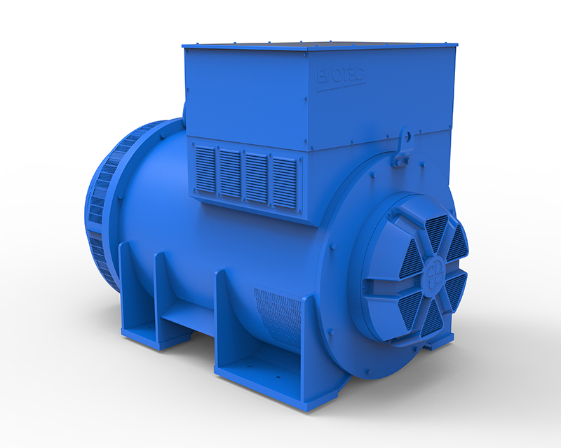 EVO638 High-Voltage Series Generator 3938-6875kVA，3300/15000V，50/60Hz，4/6/8/10Pole，gas turbine generator