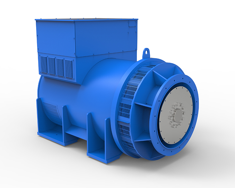 EVO638 High-Voltage Series Generator 3938-6875kVA，3300/15000V，50/60Hz，4/6/8/10Pole，gas turbine generator