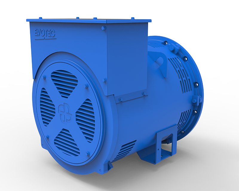 EVO-TD90~128kW Short-Shaft Generator