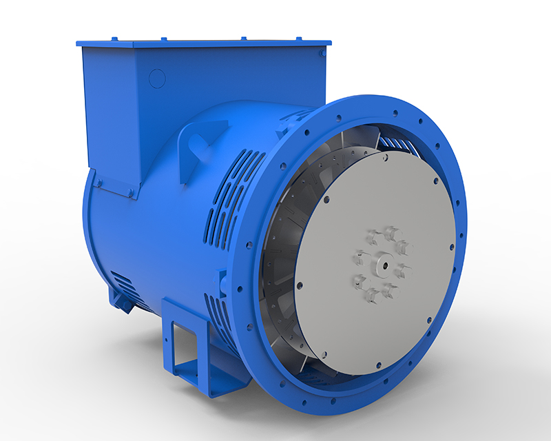 EVO-TD90~128kW Short-Shaft Generator