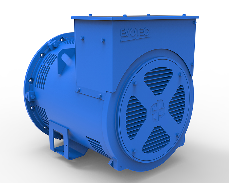 EVO-TD90~128kW Short-Shaft Generator