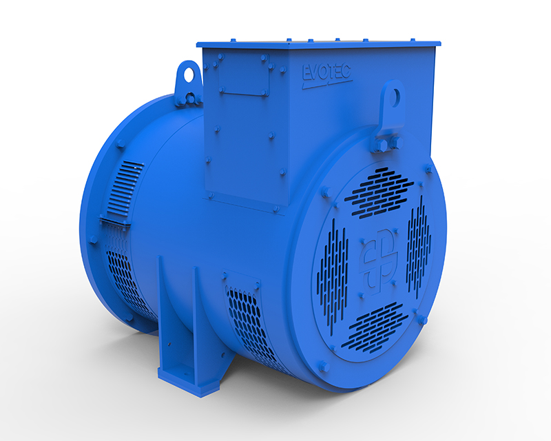 EVO-TD132~200kW Short-Shaft Generator